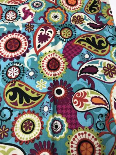 Turquoise Paisley pattern