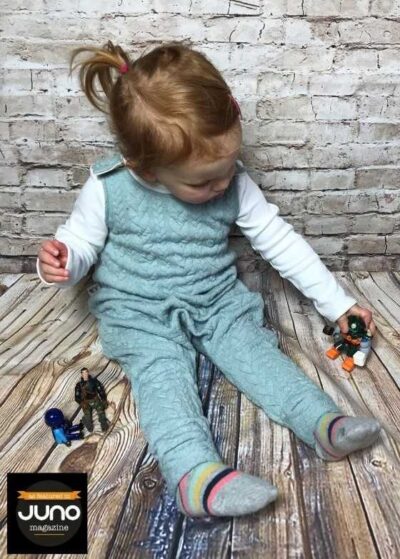 Cable Knit Romper Suit (3 colours available)