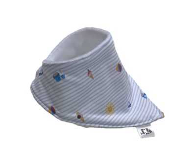 Seaside Stripes Dribble Bib - Image 3