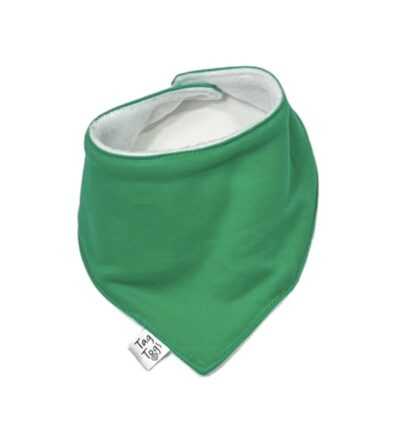Plain Emerald Dribble Bib - Image 5