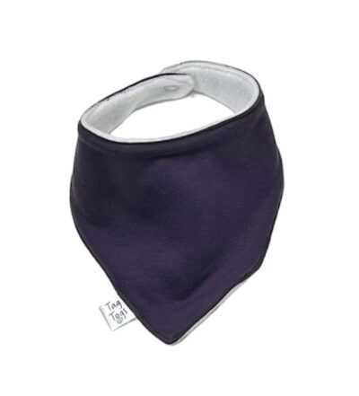 Plain Plum Dribble Bib - Image 6