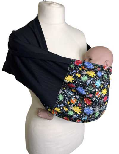 POW pouch sling with accent panel