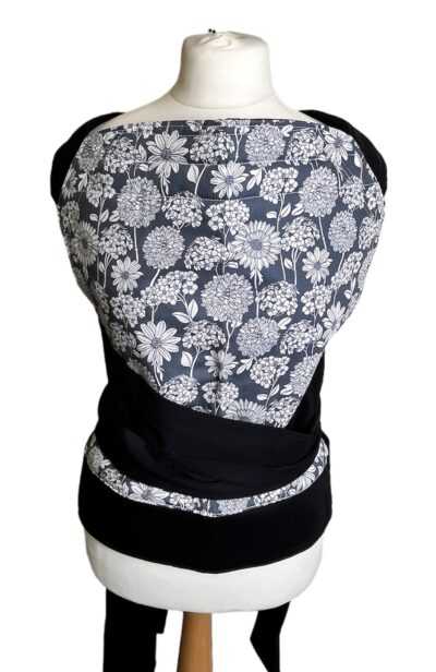 Grey floral Mei Dai